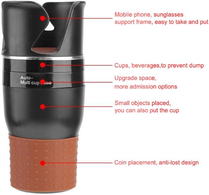 Multi-Function Car Cup Holder Drinks, Bottles | Mahal Mart