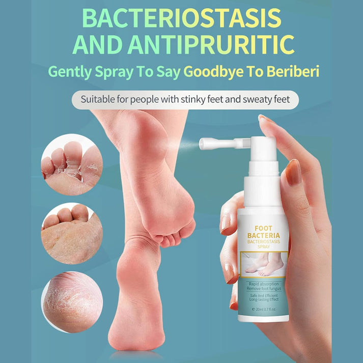 🔥Ansiyi Original Foot Spray – Antibacterial, Anti-Fungal, Odor Removal & Bacteriostasis Protection