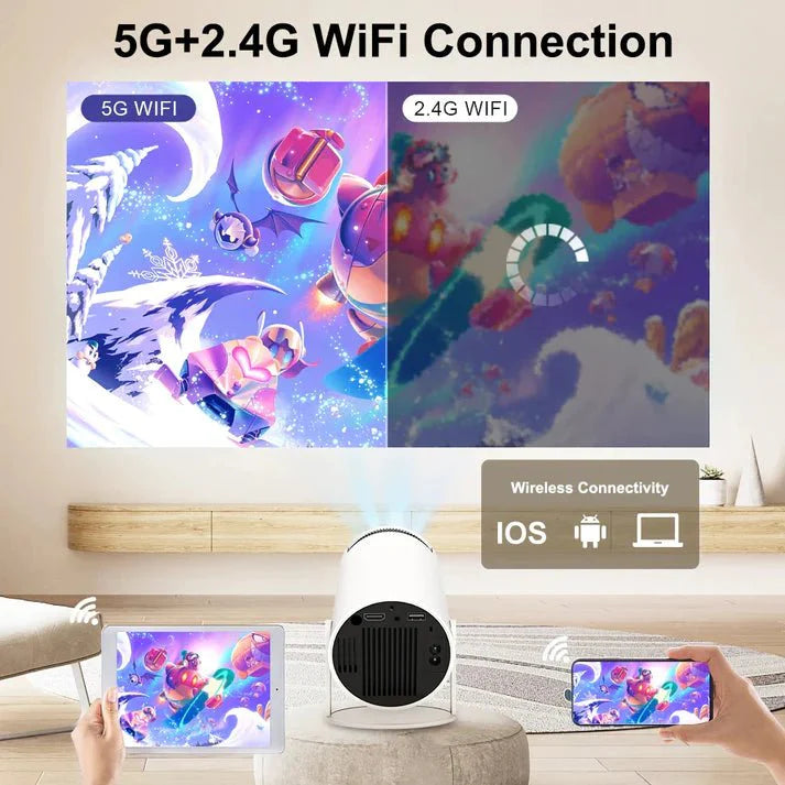 Mini Round LED Projector